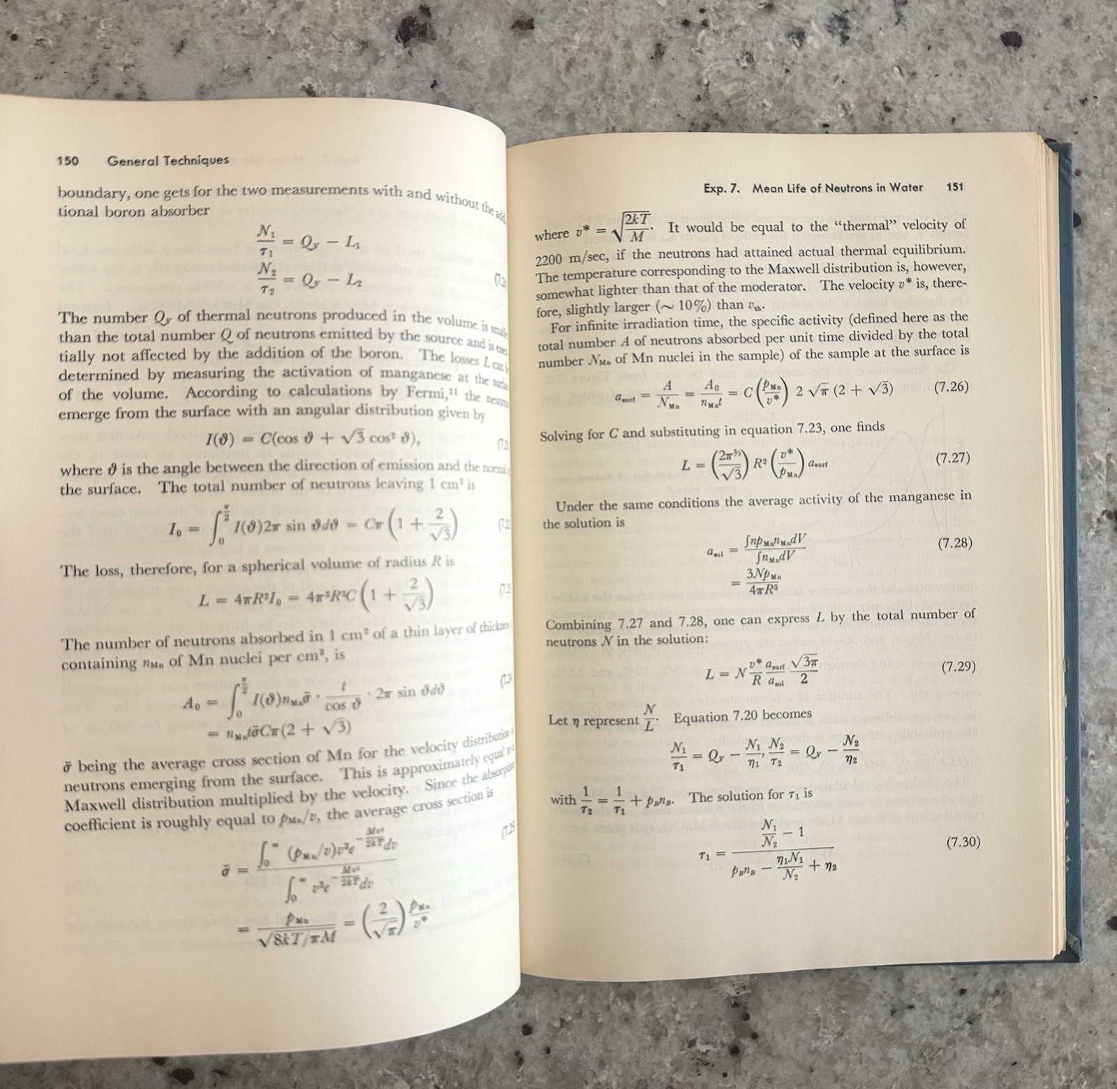 VTG 1963 Experimental Nucleonics Bleuler & Goldsmith (Purdue) HC