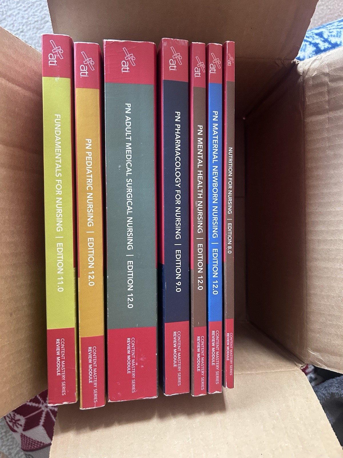 ATI Nursing Content Mastery Series Review Module Books for RN Set