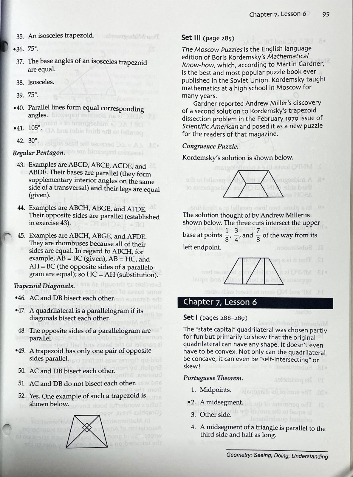 Geometry (Solutions Manual) : Seeing, Doing, Understanding. Harold R Jacobs