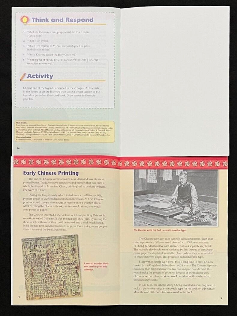 6th – 7th -HARCOURT LEVELED READERS (CIVILIZATIONS) (16 books) (2005, Harcourt)