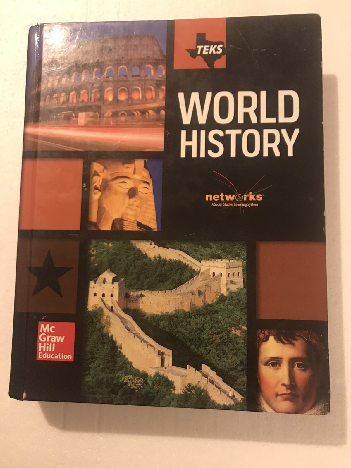 Teks World History McGraw Hill 2016 Hardcover Text Book