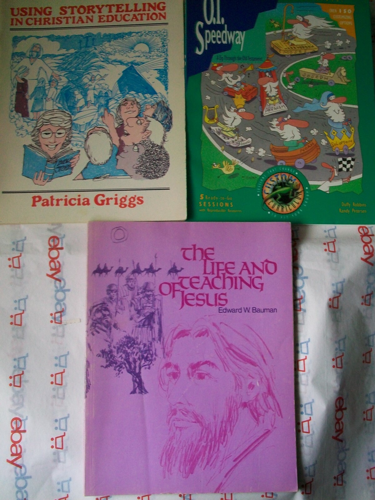 Book Lot Youth Group Junior High School Christian Education Speedway Jesus Bible