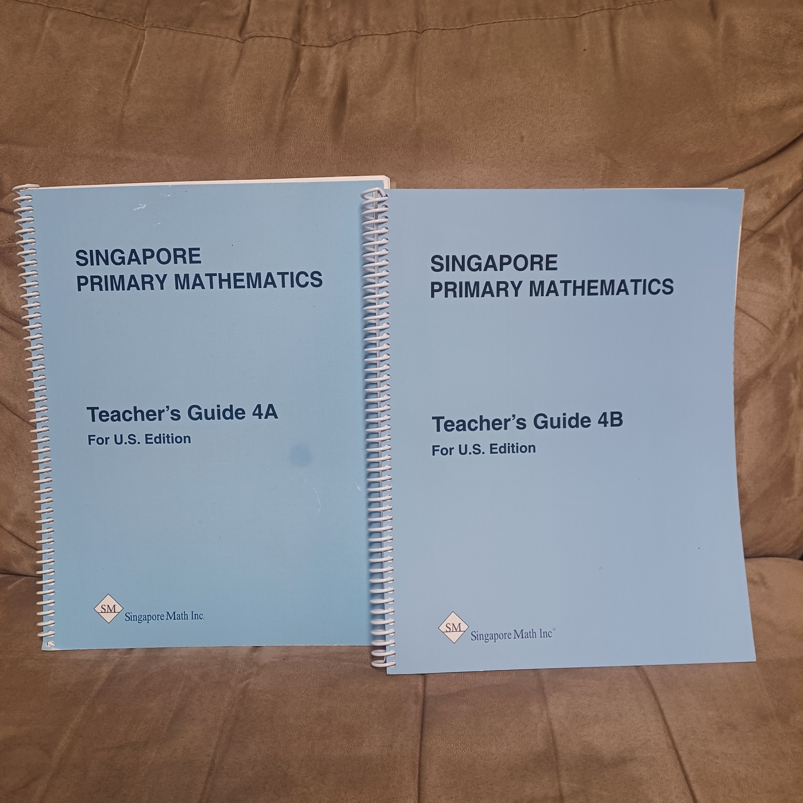Singapore Primary Mathematics Teacher’s Guides 4A & 4B (Spiral)