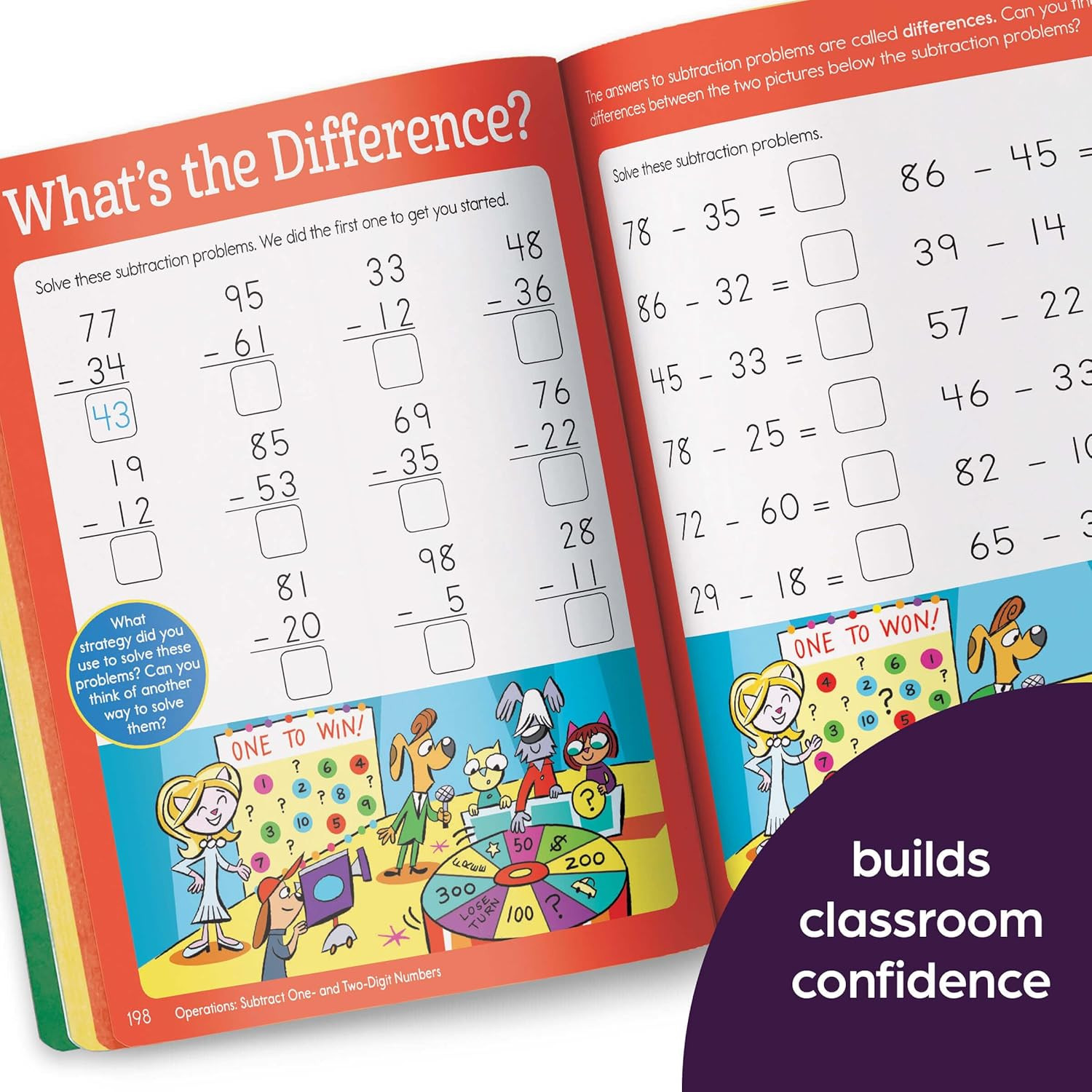 Second Grade Big Fun Workbook: Second Grade Curriculum Workbook for Kids, Practi