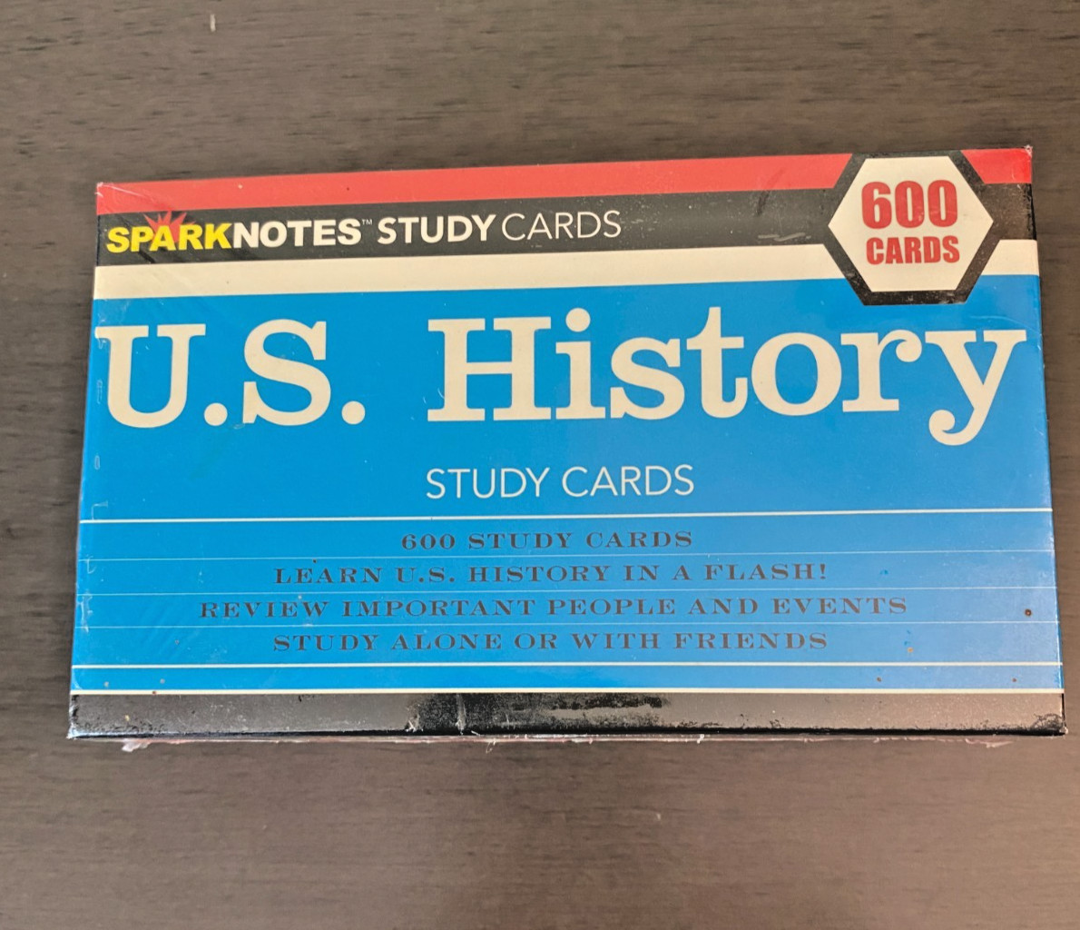 SparkNotes Study Cards US History 600 Cards Flashcards BRAND NEW