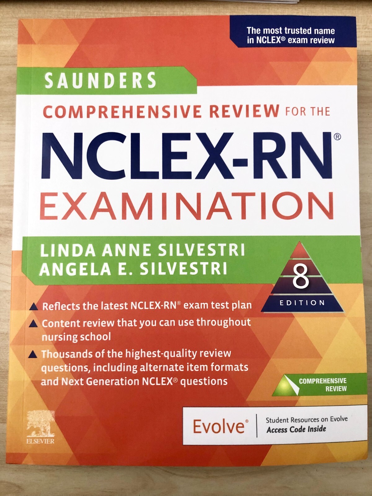 *BRAND NEW* Saunders Comprehensive Review NCLEX-RN Exam 8th*Access code incuded*