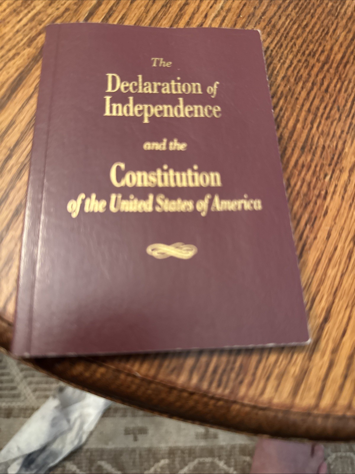 Pocket Size United States Declaration Of Independence & Constitution Of The USA