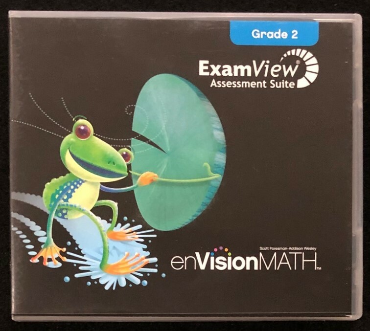 2nd Grade enVision EXAMView Assessment Suite CD-ROM – Hard Case (2009, Pearson)