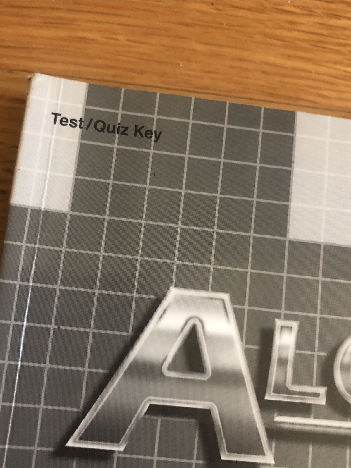 A Beka Book ALGEBRA 1 Solution Key Second Edition & Algebra 1 Test / Quiz Key