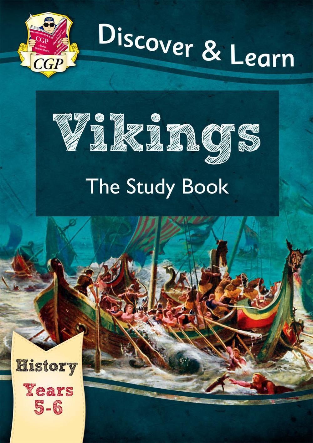 KS2 History Discover & Learn: Vikings Study Book (Years 5 & 6) by CGP Books Pape