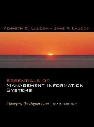 Essentials of Management Informati… by Laudon, Kenneth C. Paperback / softback