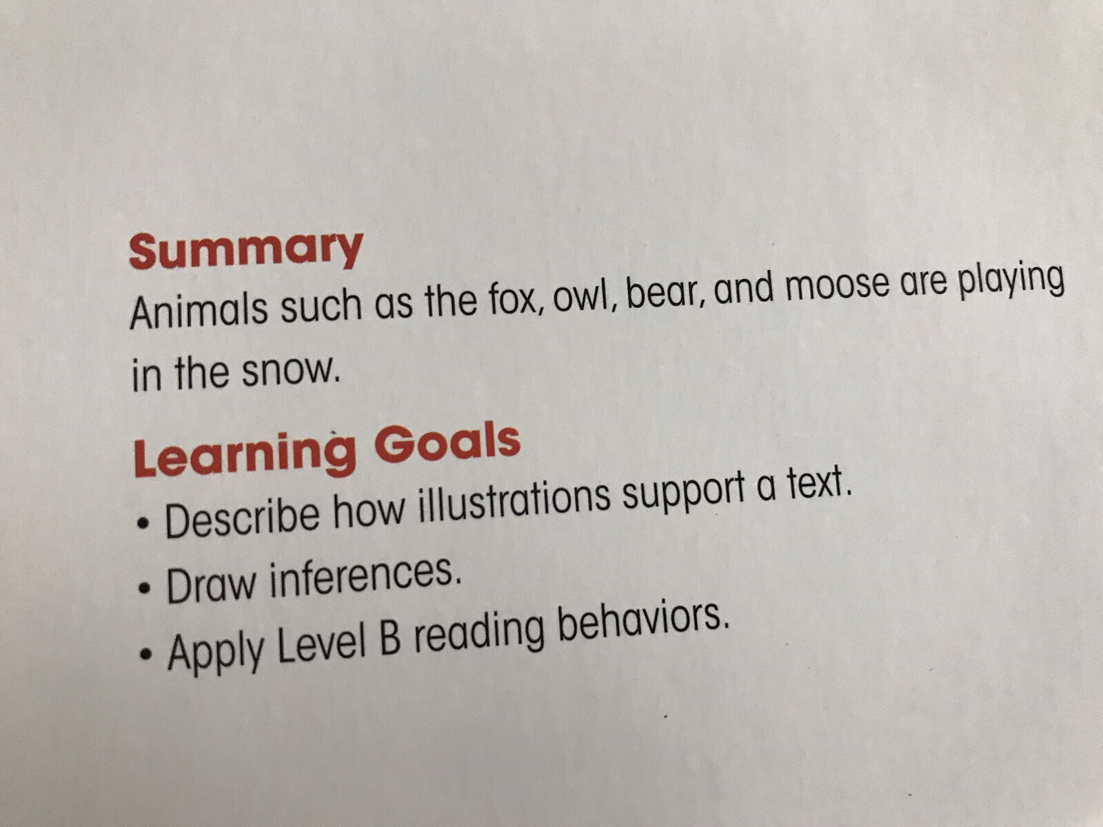 Benchmark Education – Grade K Unit 6:Arctic Animals – Paul – Ledger Leveno