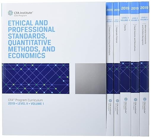 CFA Level 2 2019 Vol 1 to 6 CFA preparation guide Official CFA books
