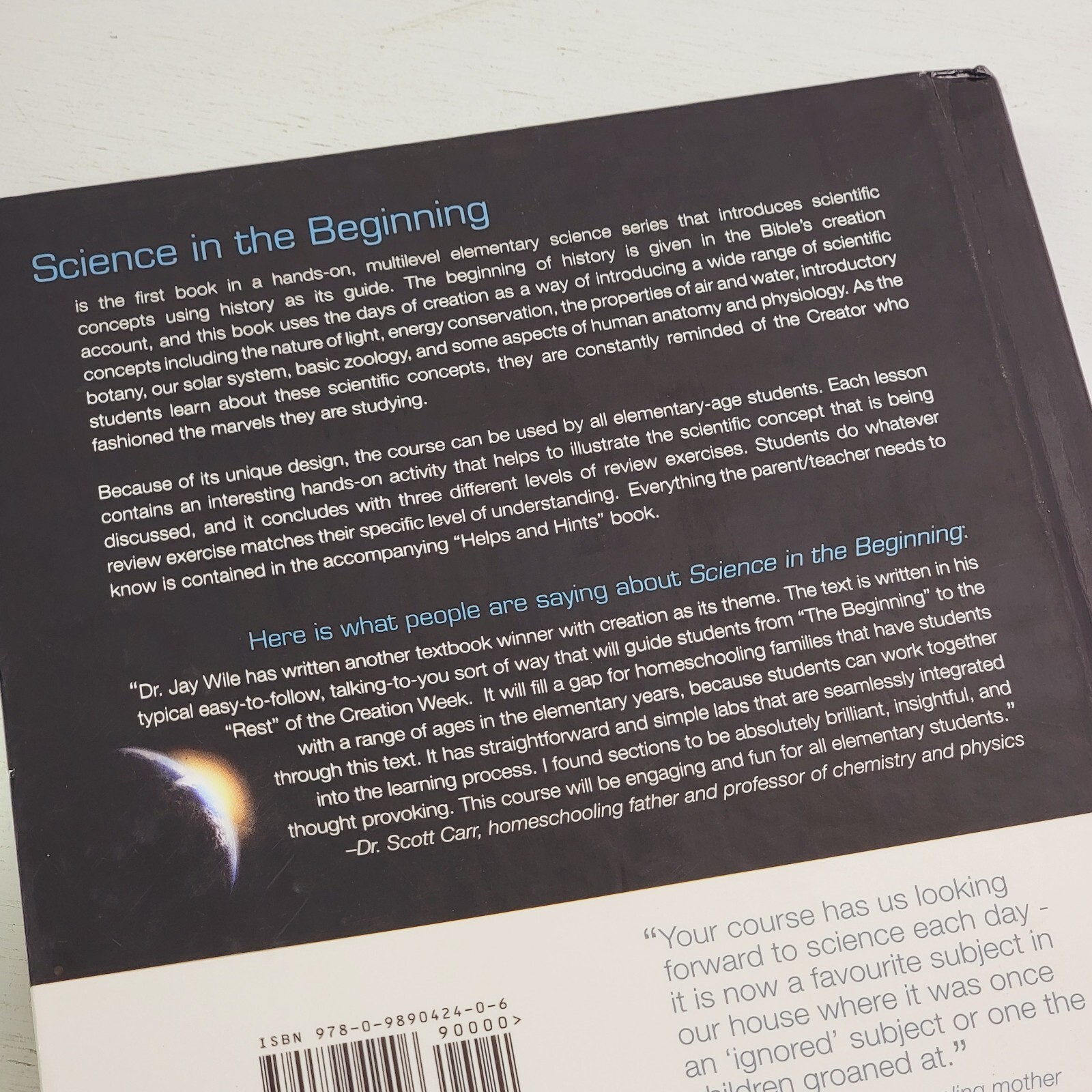 Science in the Beginning Elementary Textbook Grade K-6 Jay Wile Berean Builders