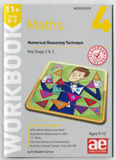 AE Tuition – 11+ Maths Year 5-7 Workbook 4