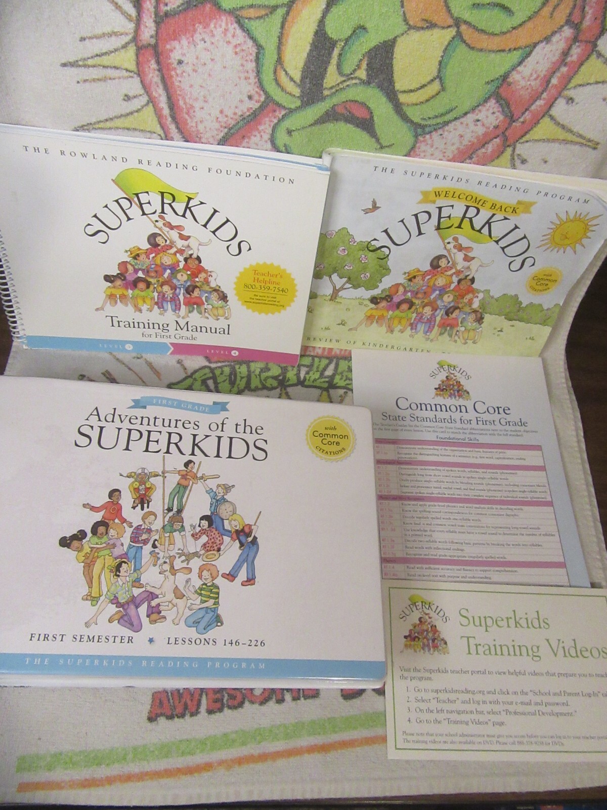 Rowland Reading Program / Superkids Teachers Manuel & Materials