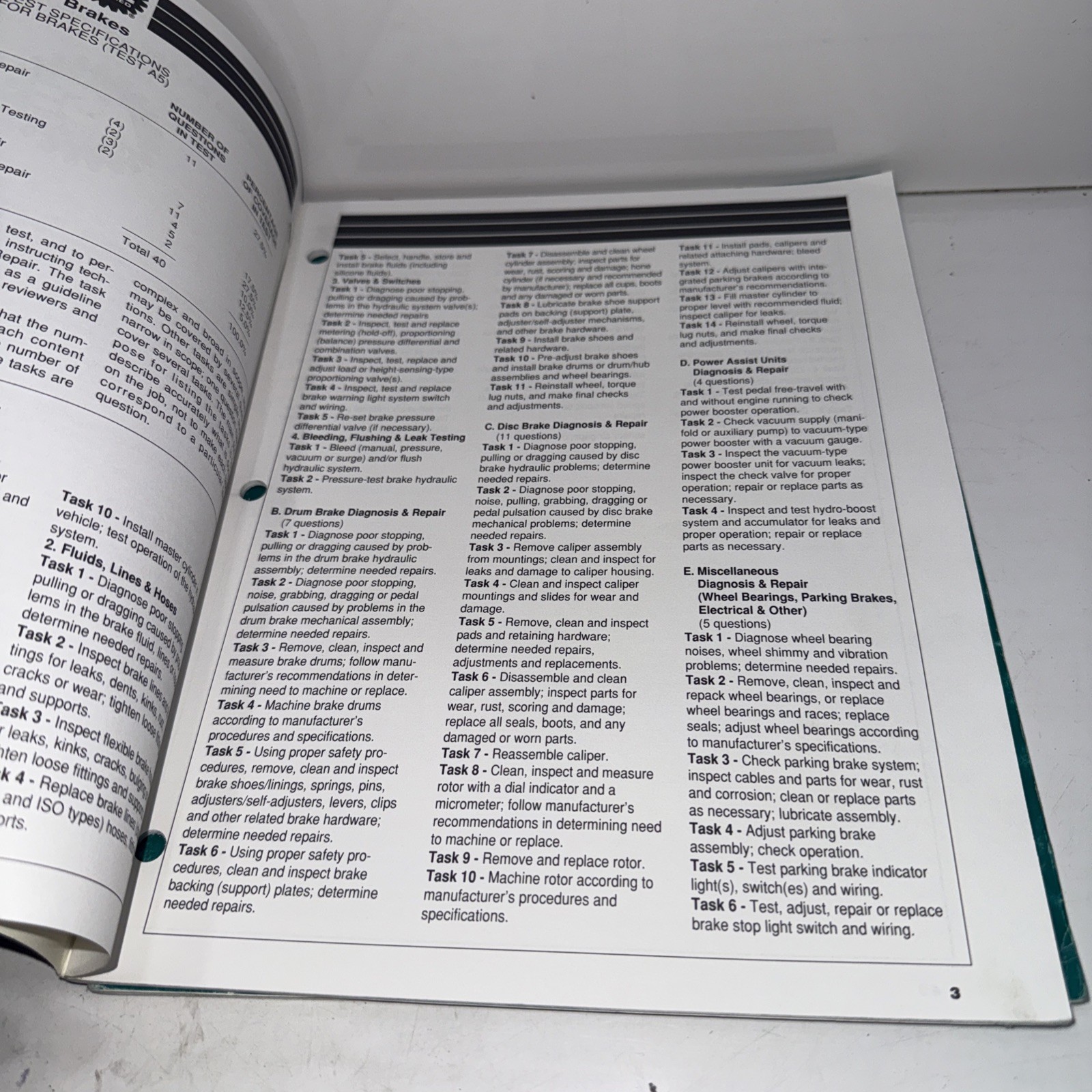 Motor Age Self-Study Guide Passenger Car Series Test ASE Prep Test A6,A5,A2