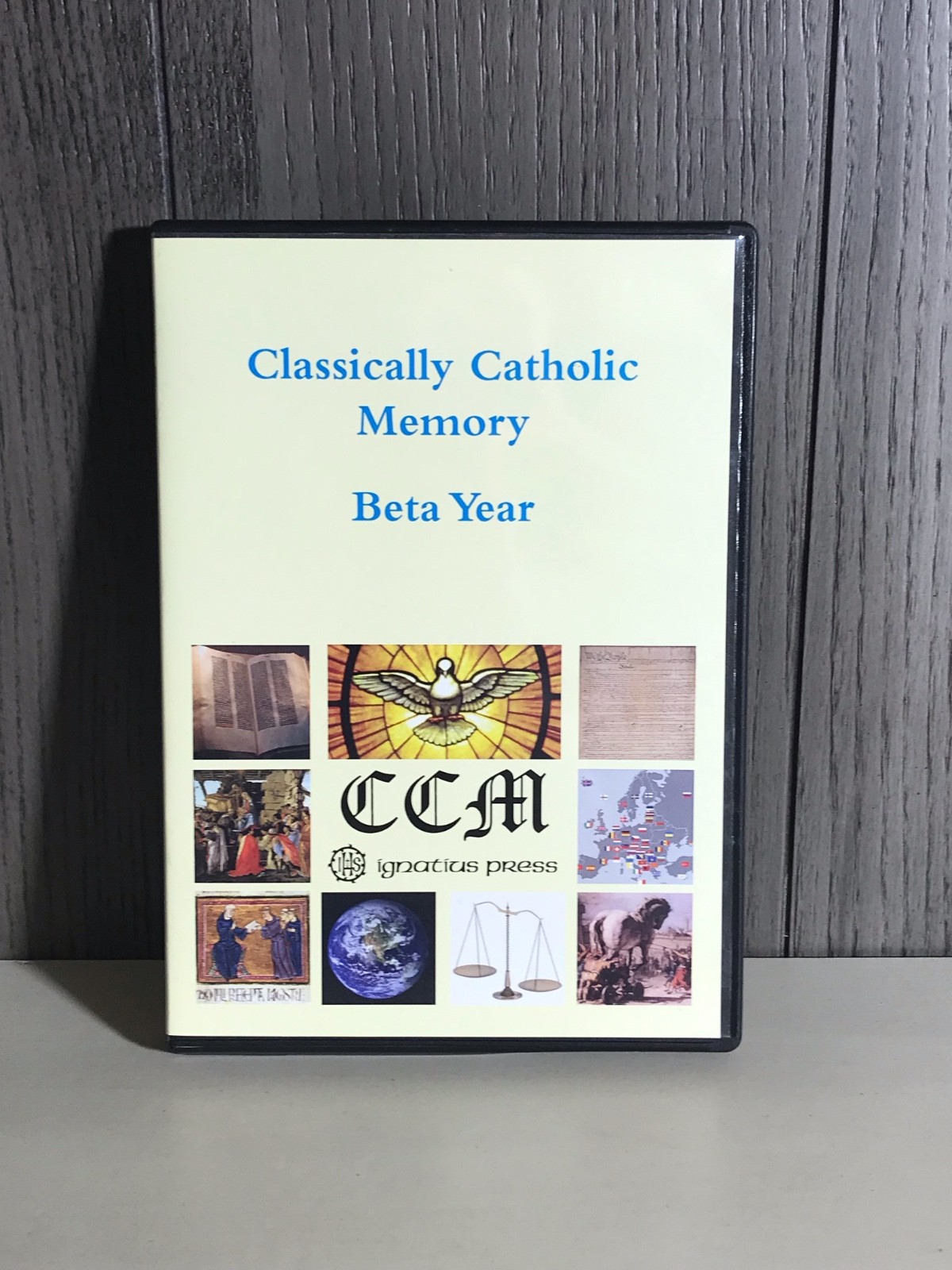 Classically Catholic Memory Beta Year, Student Text, Teacher’s Manual CD & Maps.