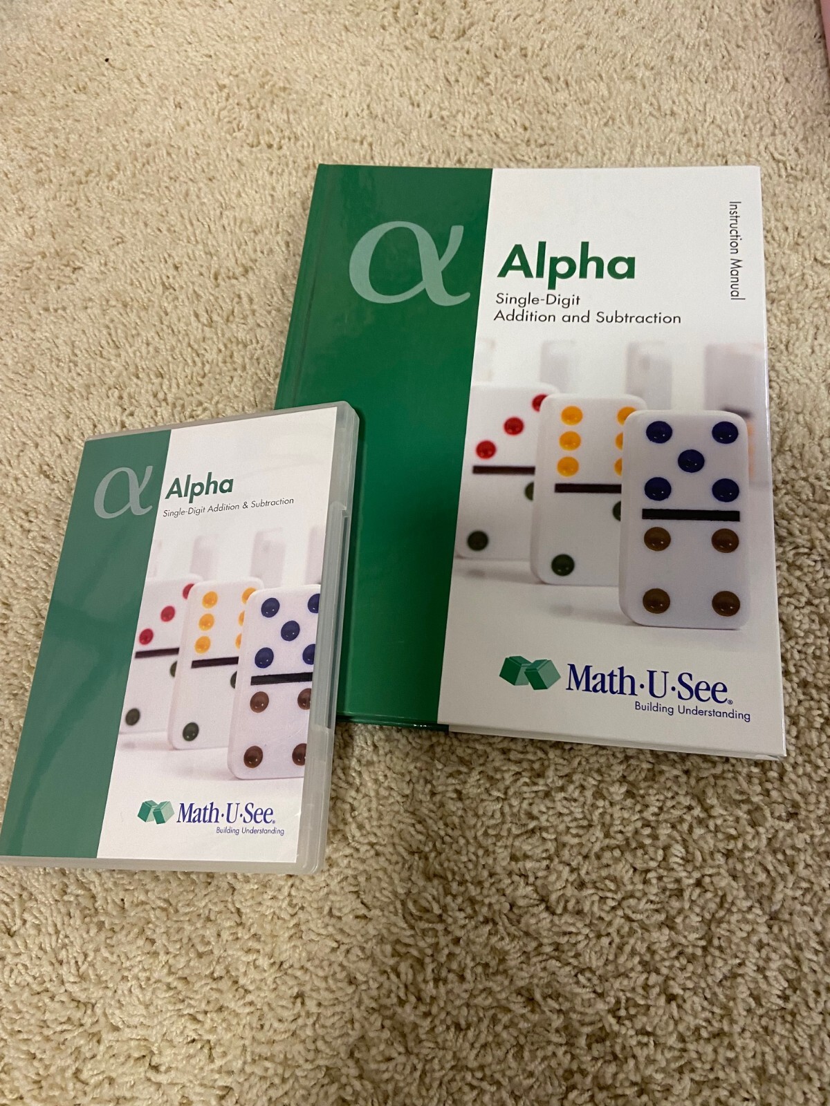 Math U See Alpha Instruction Pack – DVD and Teachers guide – hardcover