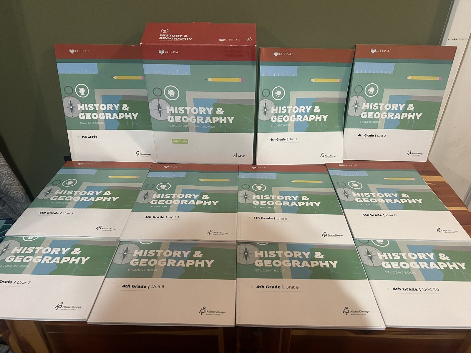 LIFEPAC® 4th Grade History & Geography Complete Set AOP Homeschool Curriculum