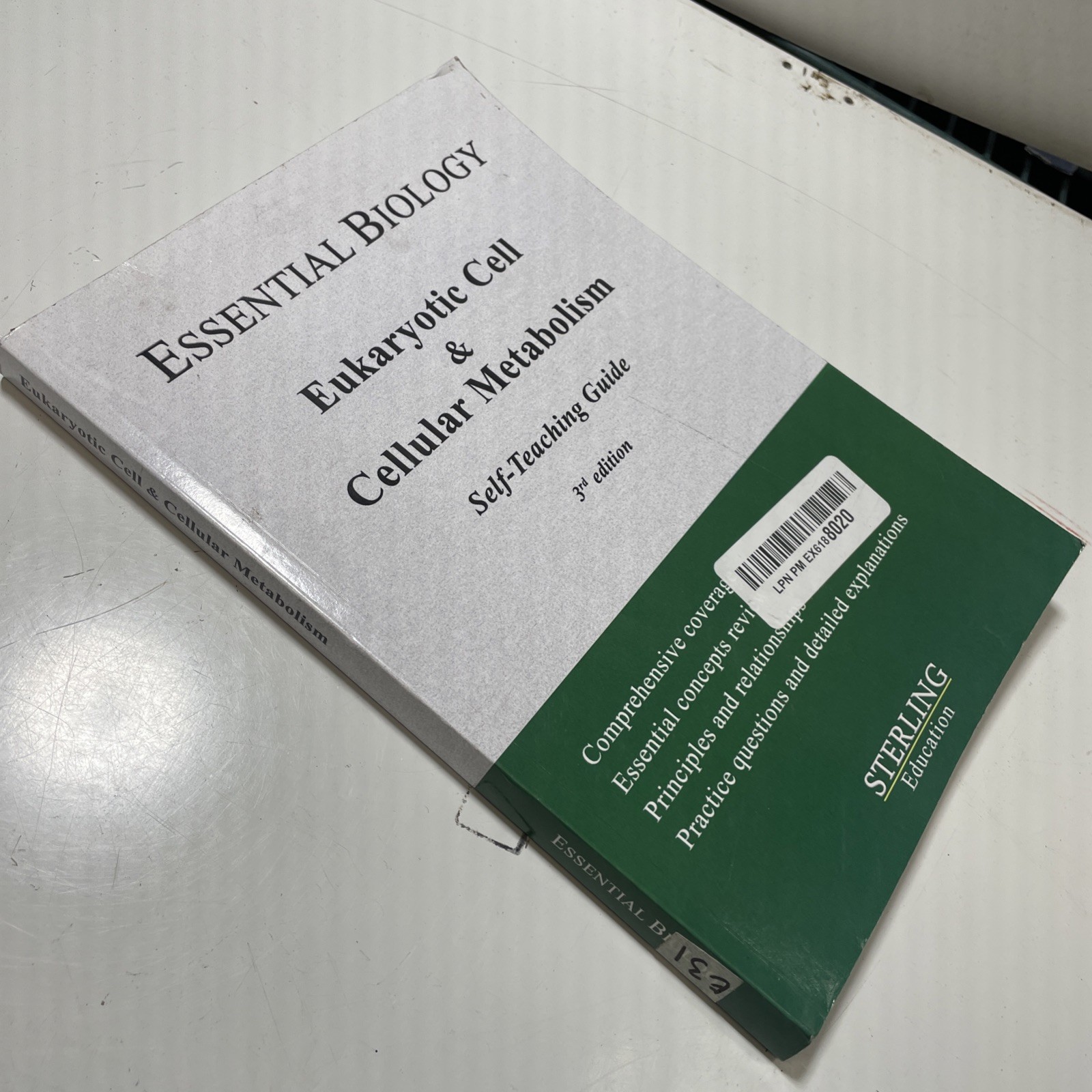 Eukaryotic Cell & Cellular Metabolism: Essential Biology Self-Teaching (e31)