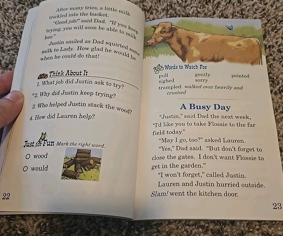 Abeka 1st Grade Arithmetic and Reading Assortment of Books
