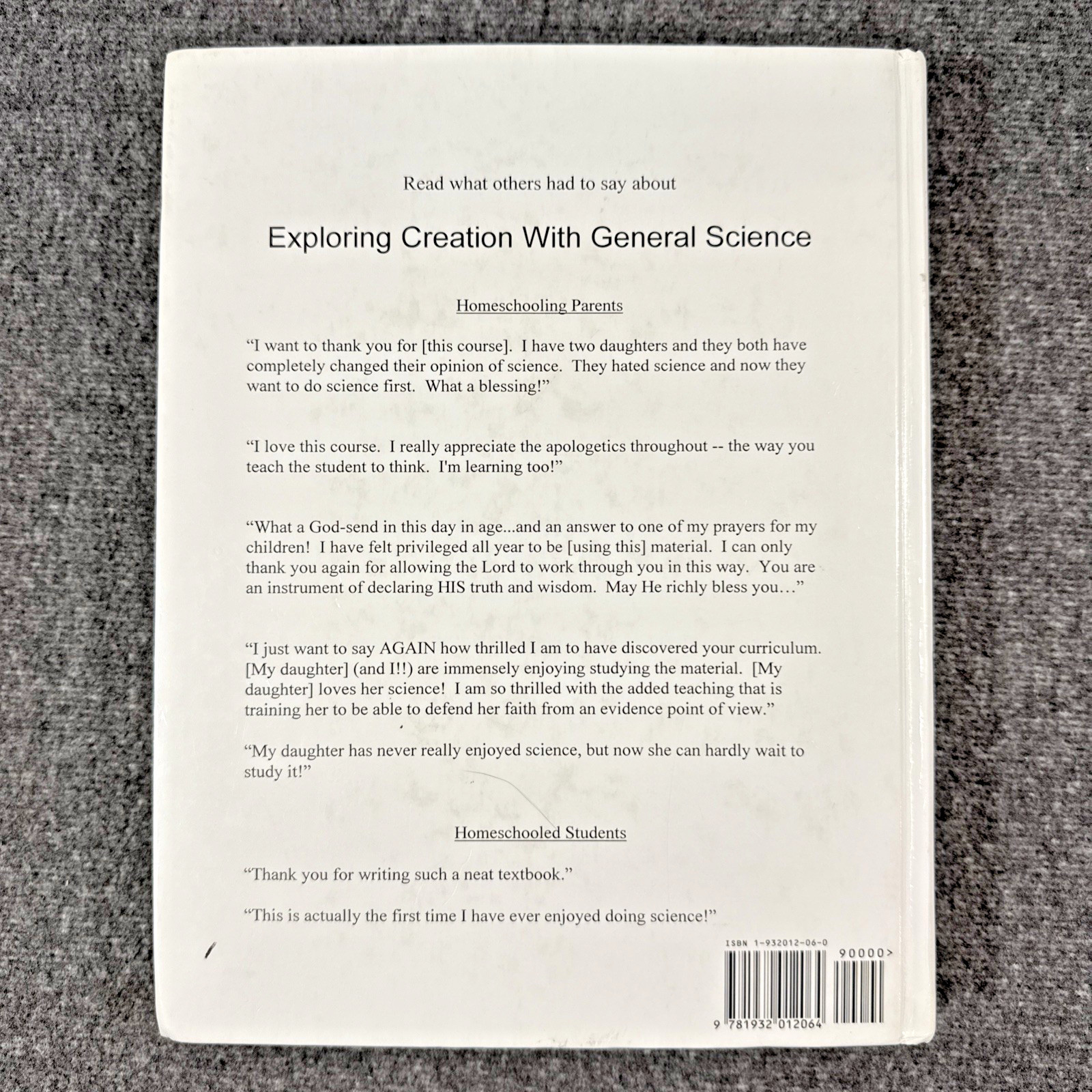 Jay L. Wile Exploring Creation with General Science Text & Solution / Test Key
