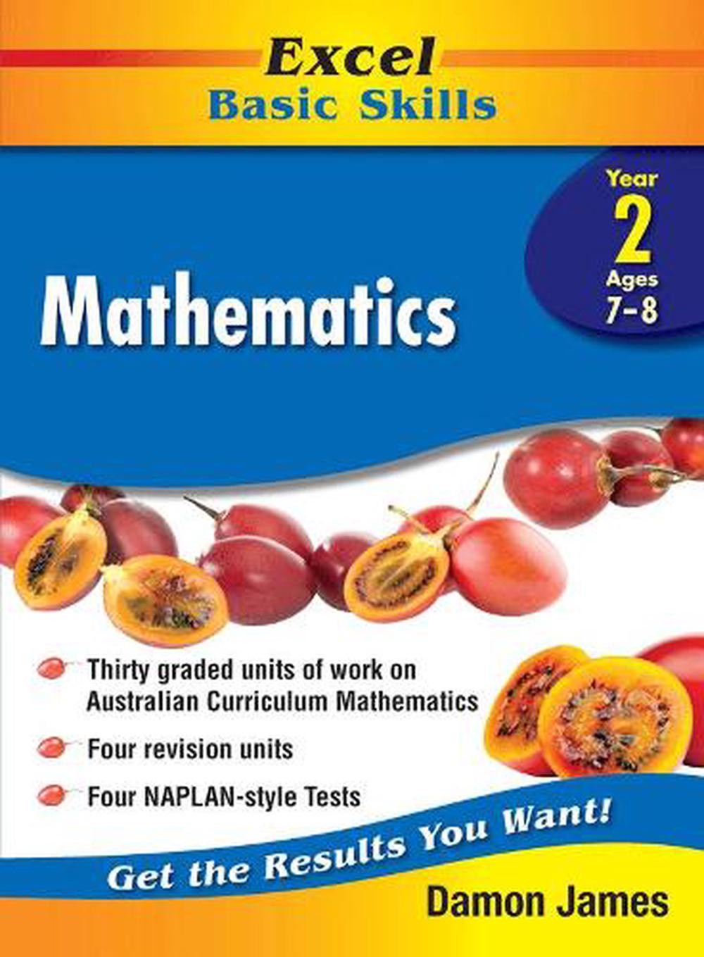 Excel Basic Skills – Mathematics Year 2 by Damon James (English) Paperback Book