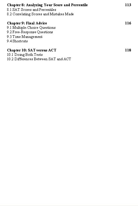 Math Tips and Shortcuts for SAT