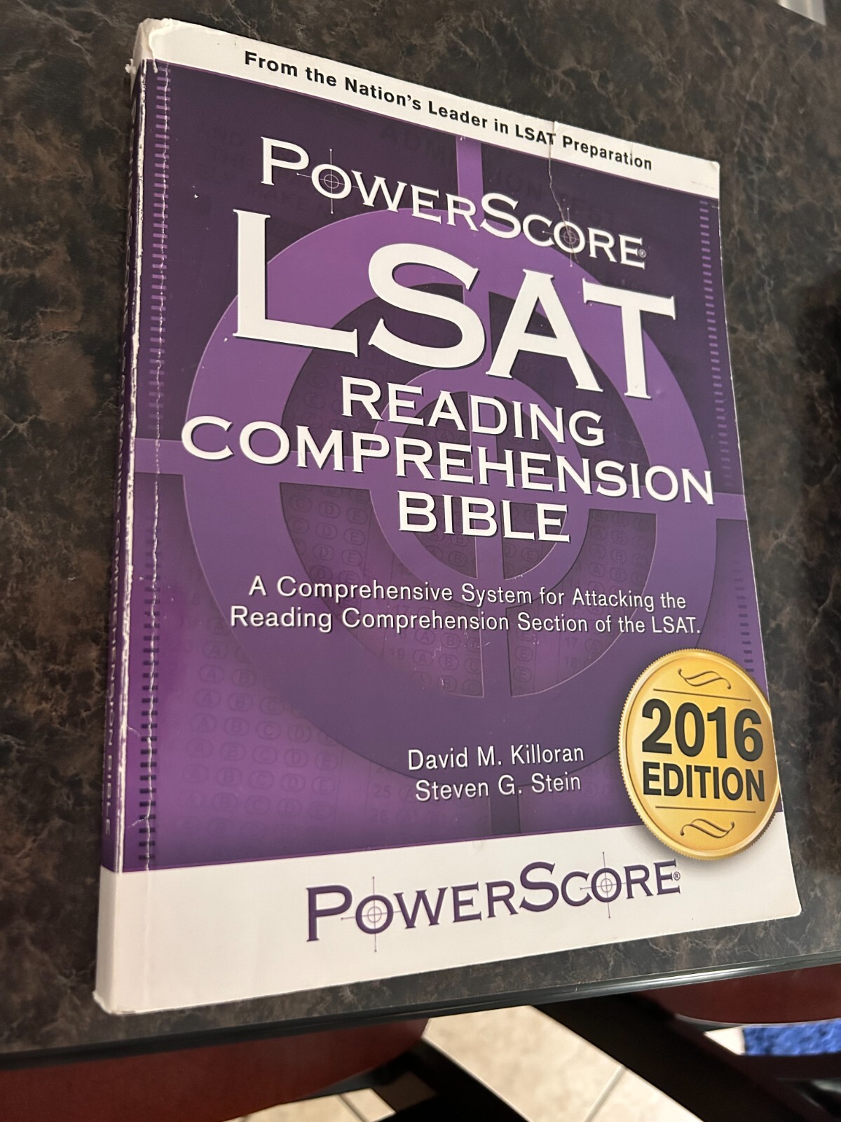 PowerScore LSAT Reading Comprehension Bible, 2016 Edition
