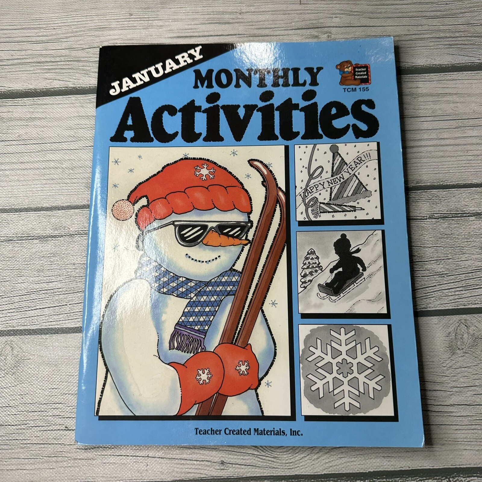 January Monthly Activities Homeschool Educational Workbook 1557341559 Vintage