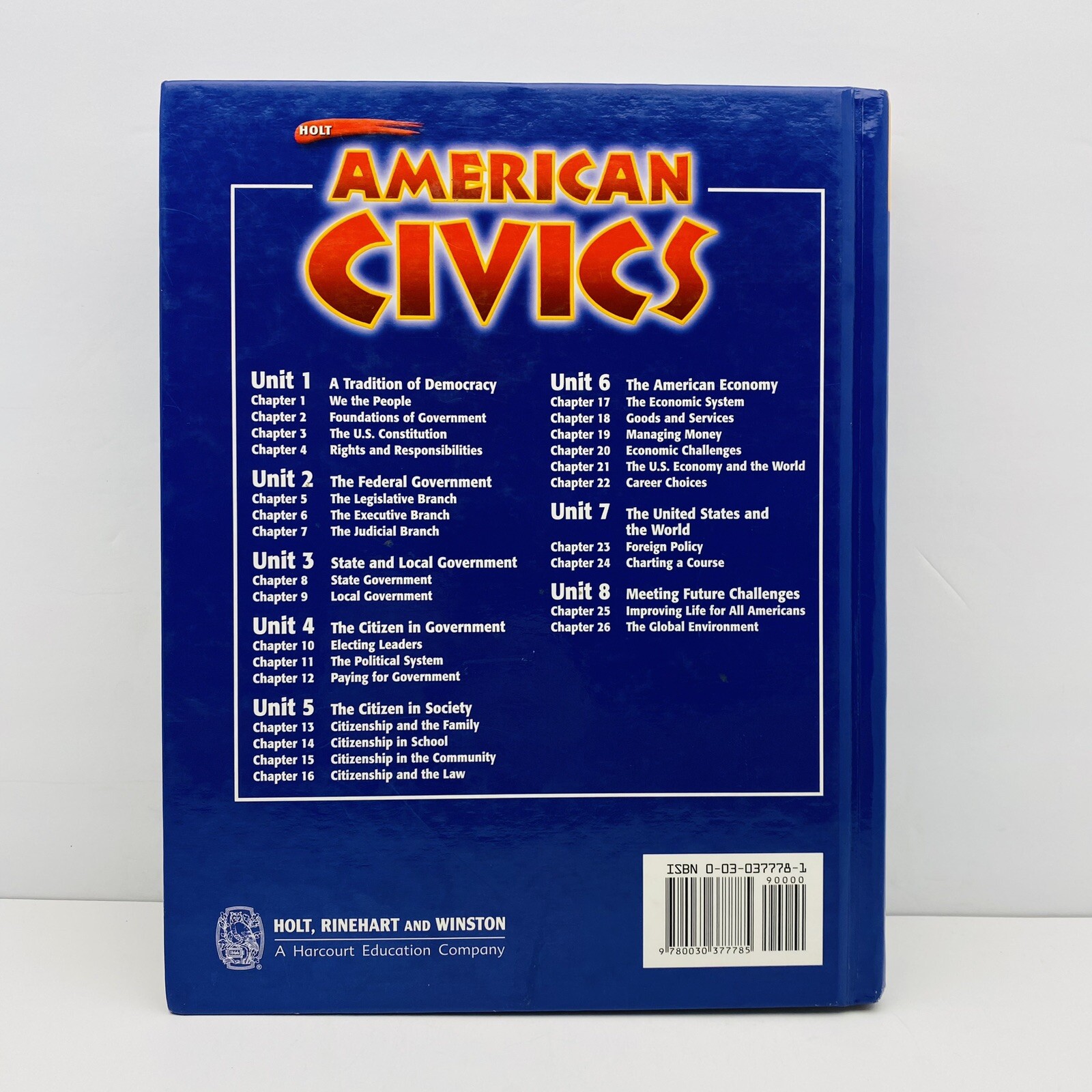 American Civics Course, Home Education-Used EUC Homeschool