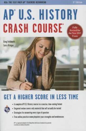 APÂ® U.S. History Crash Course Book + Online (Advanced Placement (AP) Cra – GOOD