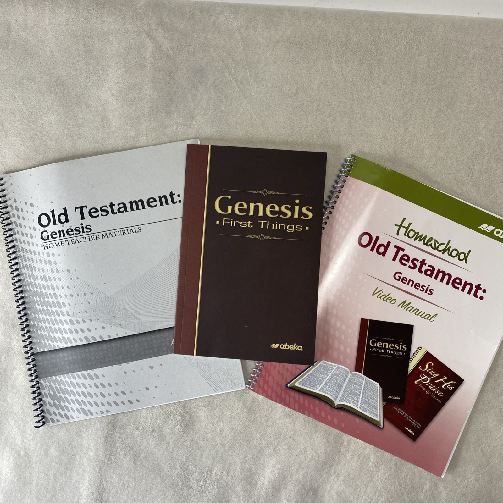 3 Pc Abeka Genesis Grades 7-12 Student Textbook 2018 2nd Edition Teacher & Video