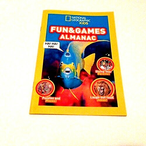 National Geographic Kids Fun & Games Almanac 24 Pgs. NEW!