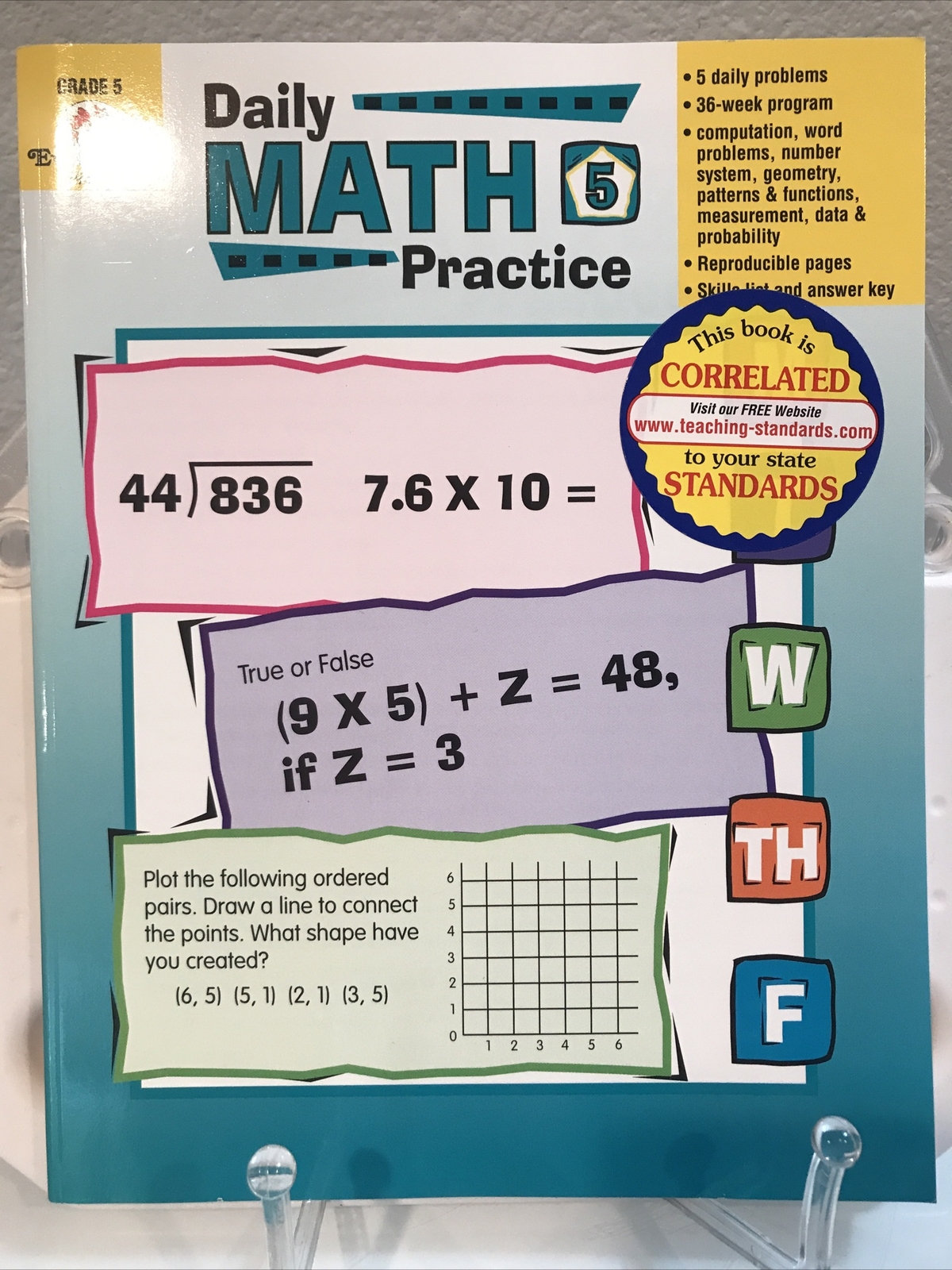 Daily Math Practice, Grade 5 (Paperback or Softback)