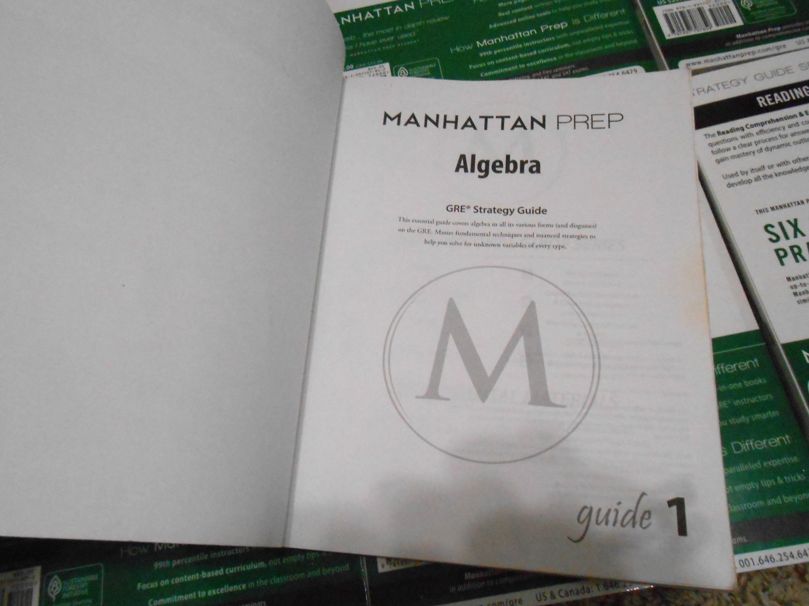 Manhattan Prep GRE STRATEGY GUIDES 4th Edition Set of 8 – TPB VGC