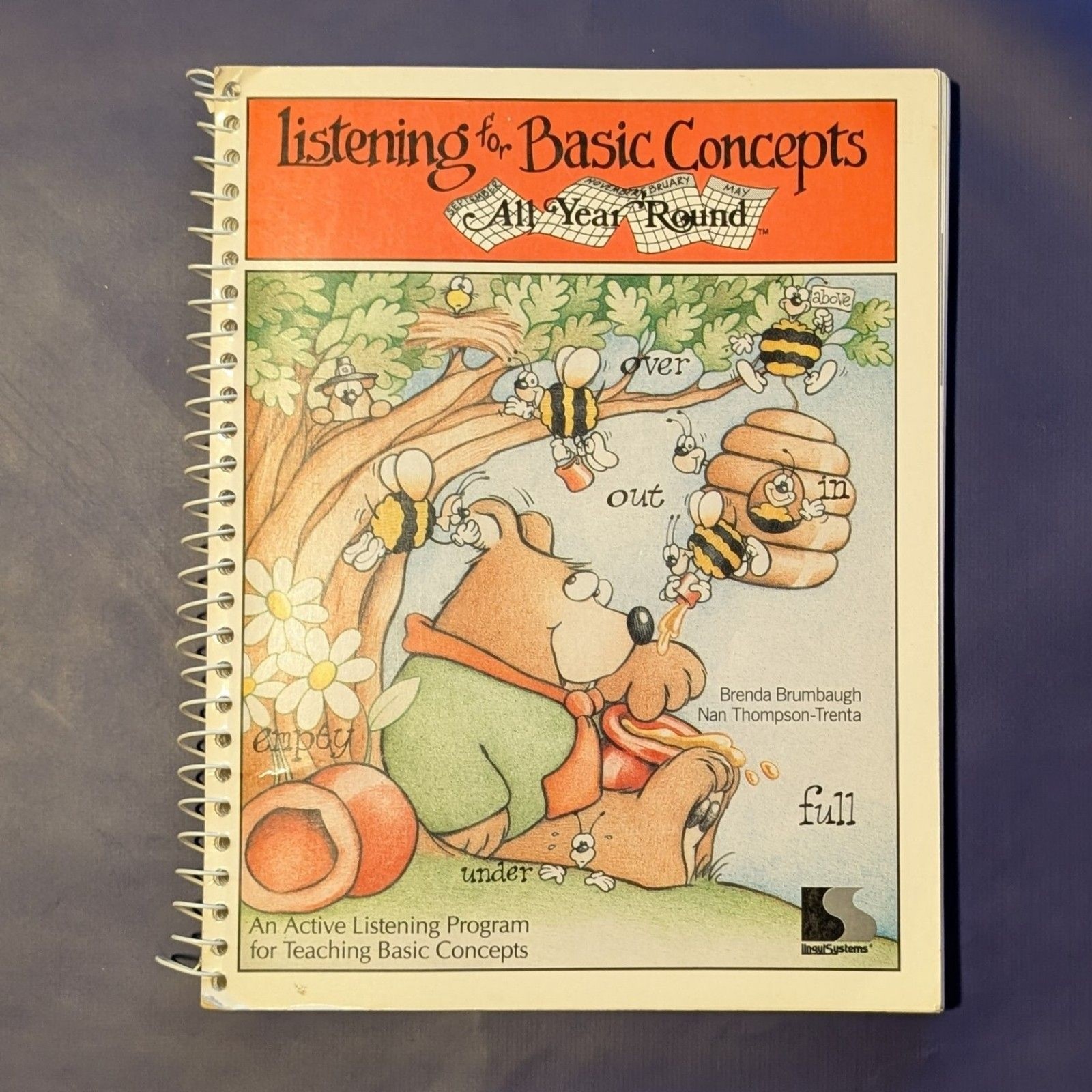 Listening for Basic Concepts All Year ‘Round by Brenda Brumbaug (1980) – GOOD