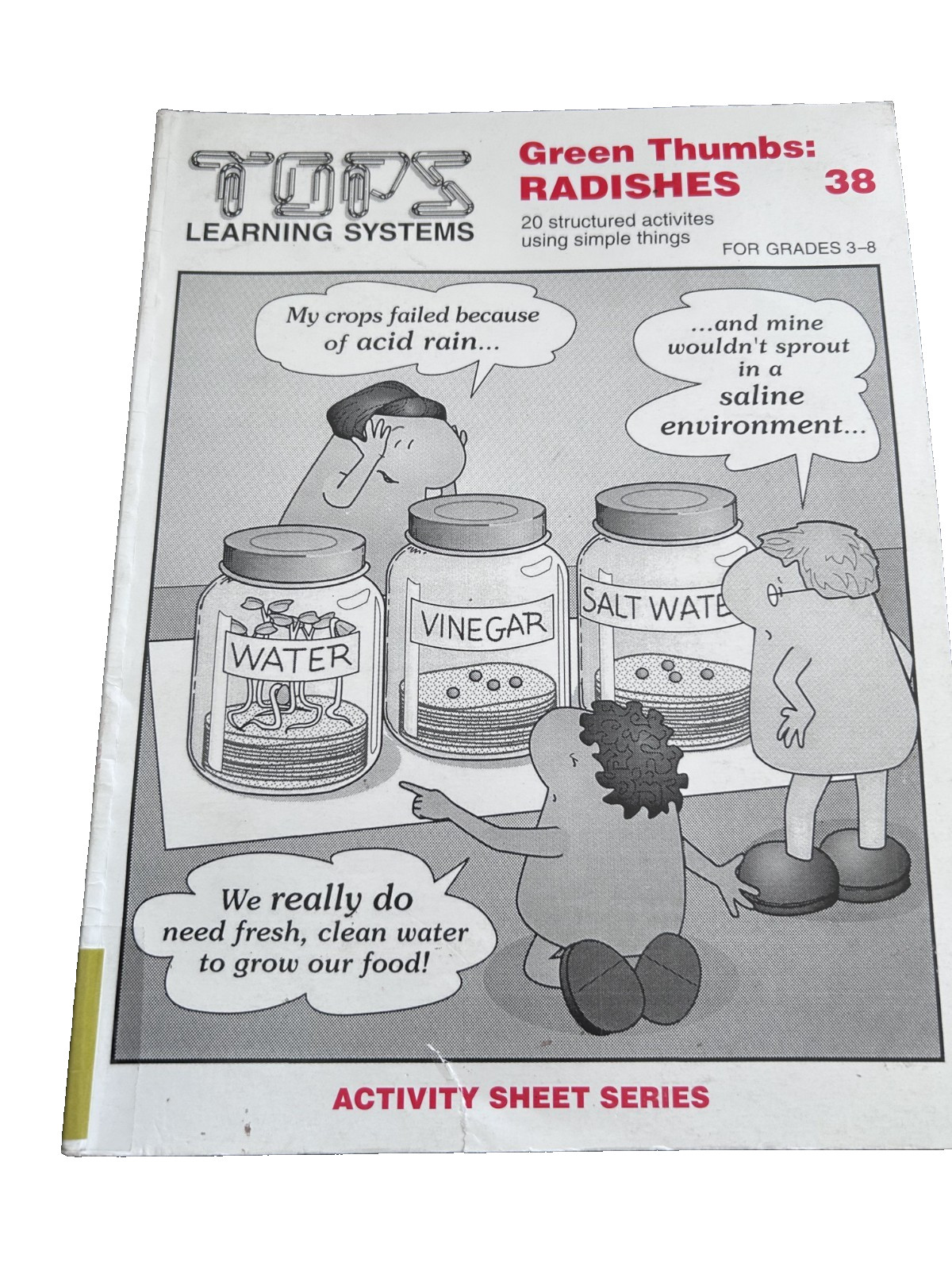 Tops Learning Systems: Green Thumbs (Corn and Beans) (Radishes)-2 books
