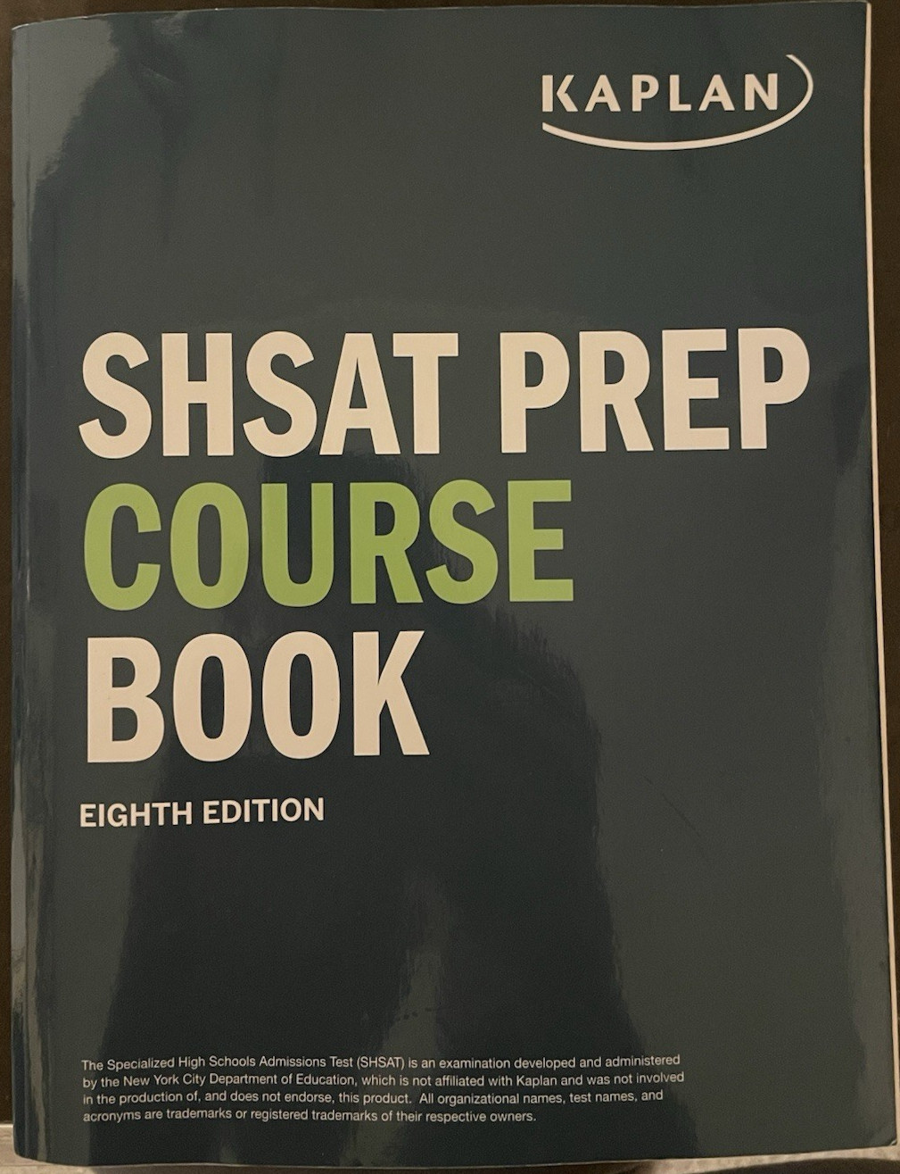 SHSAT Prep Course Book Eighth Edition (Kaplan) – New