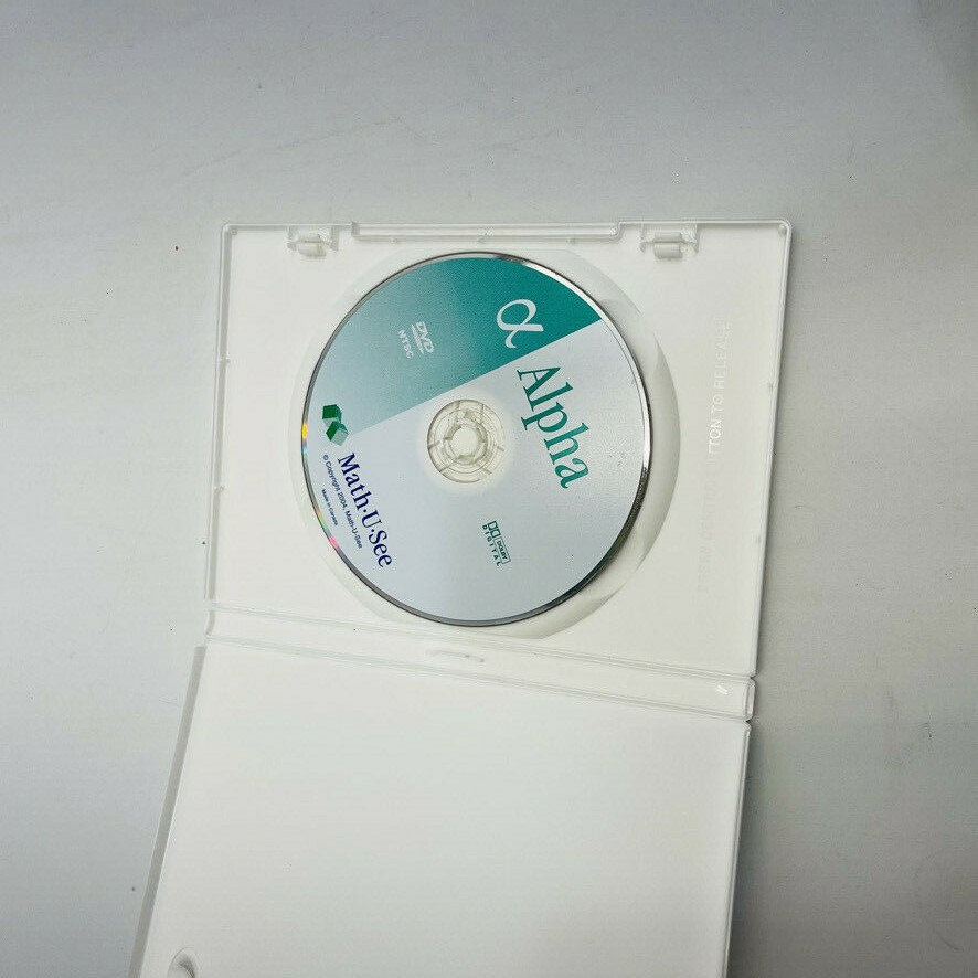 Math U See Alpha Single Digit Addition & Subtraction dvd & Manual