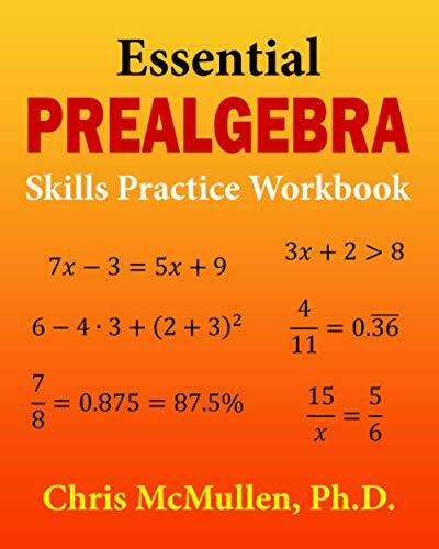Essential Prealgebra Skills Practice Workbook by McMullen, Chris (Paperback)
