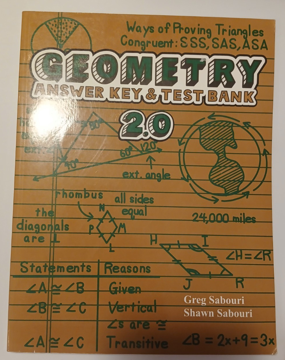 Teaching Textbooks Geometry 2.0 Answer Key and Test Bank