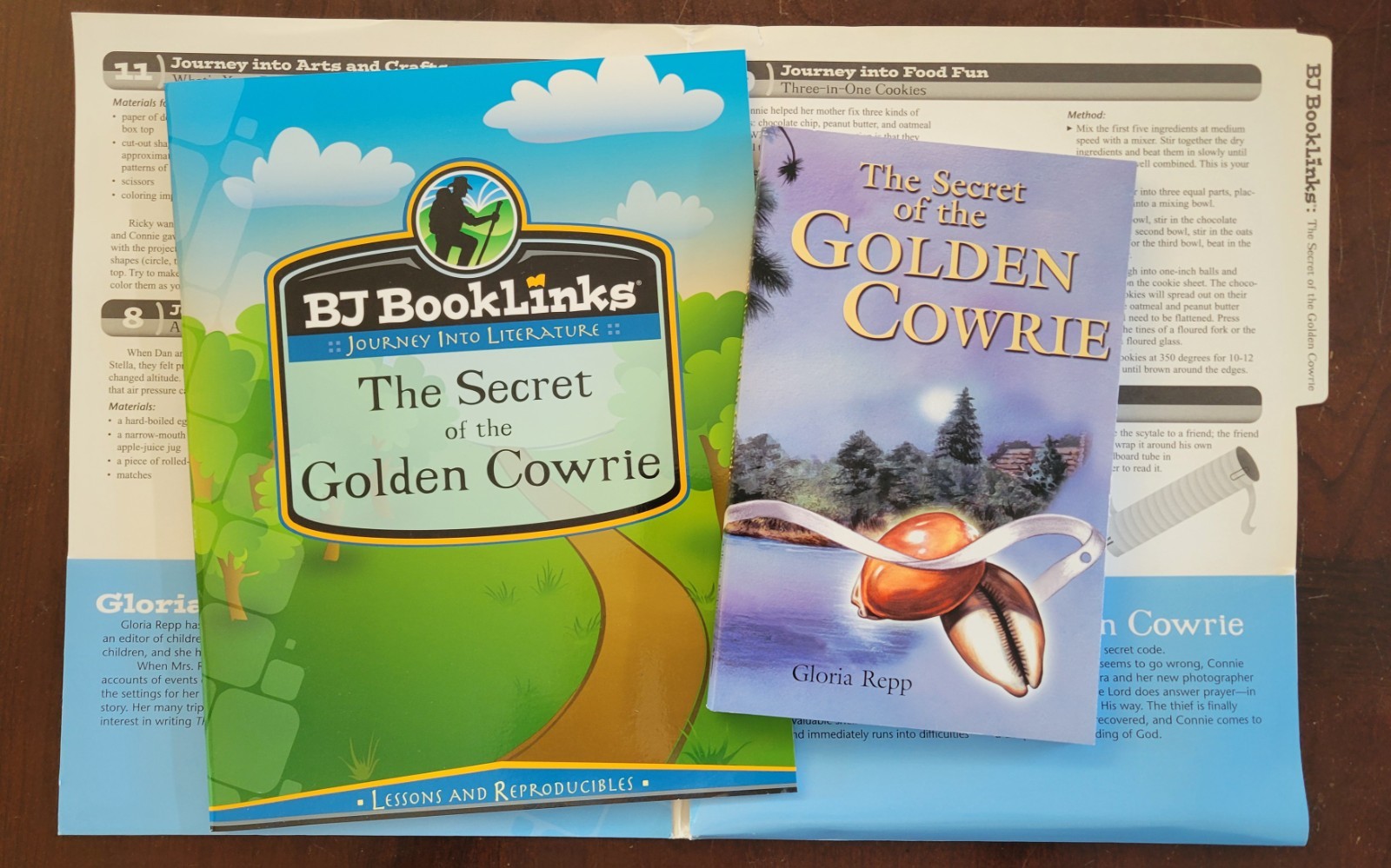 BJU Press BJ Book Links Journey Into Lit Study Guide Secret Of The Golden Cowrie