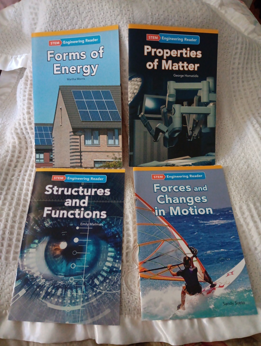 STEM Engineering Reader For Kids Lot/4 Energy, Matter, Structure, Motion