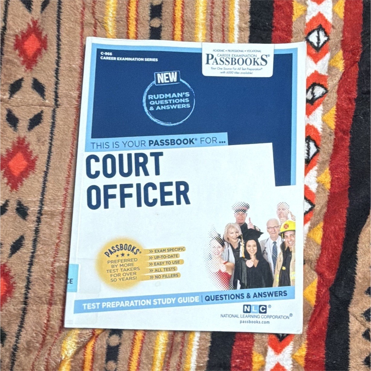 National Learning Corporation Passbook Series Court Officer Study Guide Book Q&A