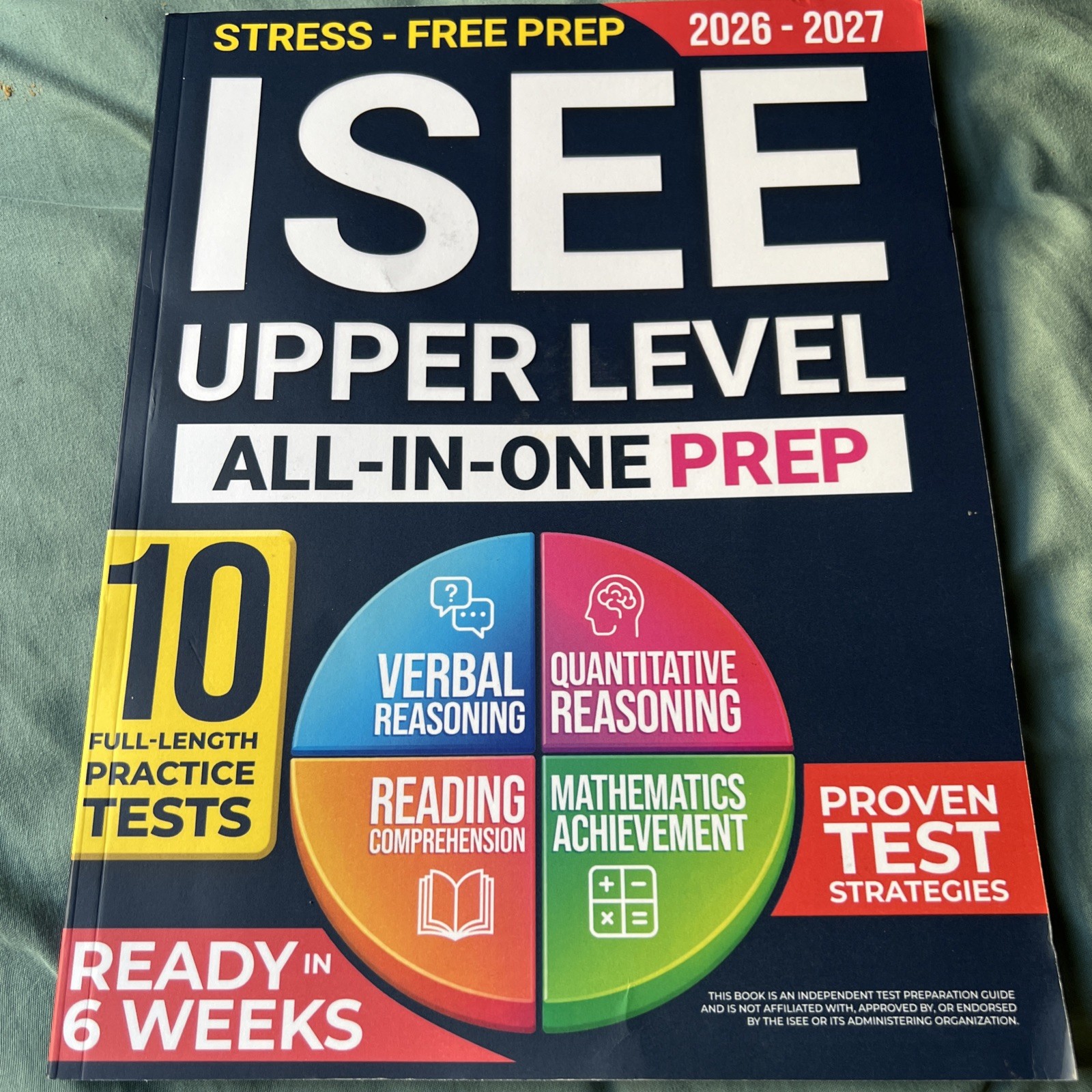 ISEE Upper Level All-in-One Prep 2026-27 Study Guide, 10 Full Practice Tests