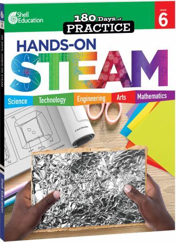 180 Days™: Hands-On STEAM for Grade 6: Practice, Assess, Diagnose (180 Days of P