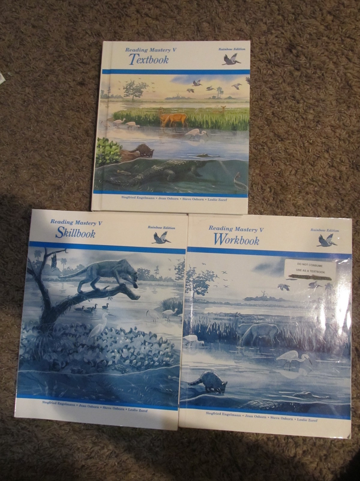 SRA Engelmann READING MASTERY V Level 5 Textbook Workbook Skillbook SET 1995