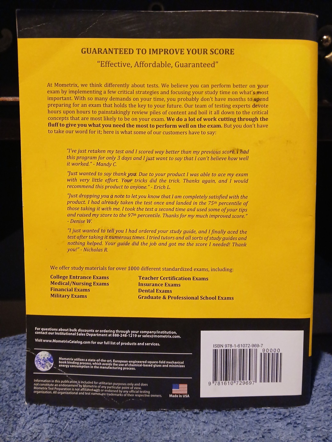 TExES Science 4-8 (116) Secrets Study Guide: TExES Test Review GOOD CONDITION